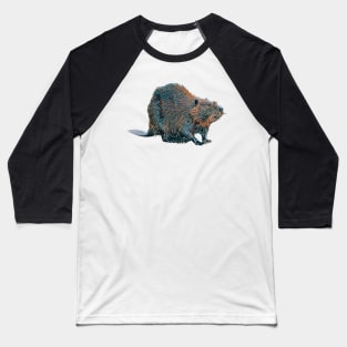 Beaver - Woodland Themed Kids Room, Funny Gifts For Forester, Cute Animals Baseball T-Shirt